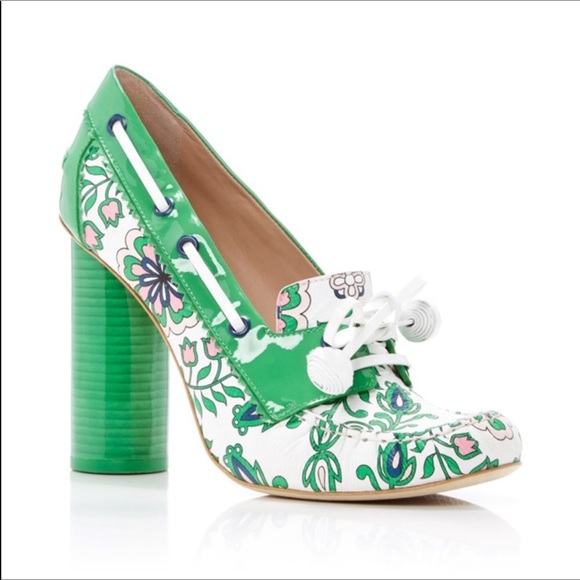 NIB-TORY BURCH GARDEN PARTY FISHER PUMP - Picture 3 of 7